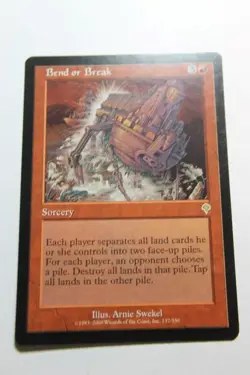 MTG Bend or Break x1- -Invasion-Lightly Played - Image 1