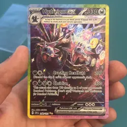 Hydreigon EX Holo Card 240/191 Sv08 Surging Sparks SIR Pokemon Card Mint - Image 2