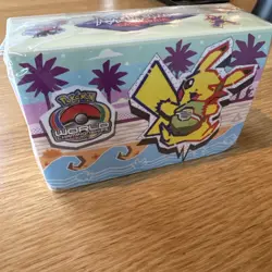 Pokemon SEALED 2017 Anaheim, CA World Championships Double Deck Box!! - Image 1