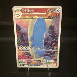 Pokemon TCG Wailord 162/159 Sv09 Journey Together IR Full Art Holo English - Image 1