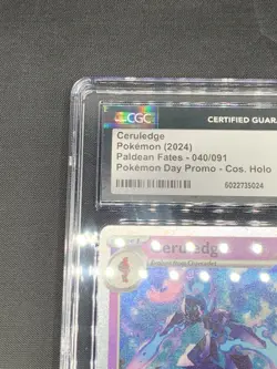 2024 Pokemon Ceruledge #040/091 Promo, Paldean Fates Pokemon Day 2024 CGC GEM 10 - Image 3