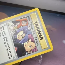 Pokemon Card Here Comes Team Rocket! 15/82 Team Rocket Holo Rare - Image 2