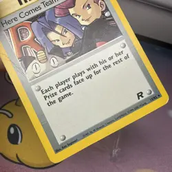Pokemon Card Here Comes Team Rocket! 15/82 Team Rocket Holo Rare - Image 3