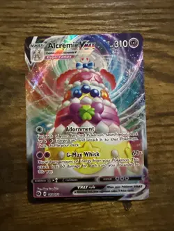 Pokemon Alcremie VMAX TCG Champion's Path Holo Ultra Rare Card 023/073 - Image 1