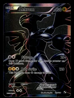 Zekrom 114/114 Ultra Rare Black & White Pokemon Card - Image 1