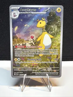 2026 Pokemon Ampharos 090/086 Chaos Rising Holo Rare EN HP160 - Image 2