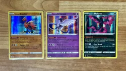 Pokemon Evolving Skies Galarian moltres 093/203 articuno 063/203 zapdos 082/203 - Image 1