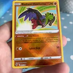 Pokemon 2022 TCG Radiant Hawlucha #81/189 SWSH Astral Radiance Rare Holo Card - Image 1