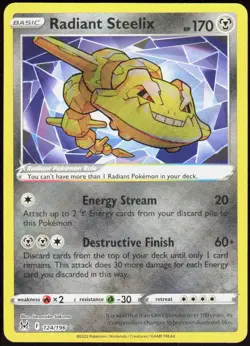 Radiant Steelix [SWSH11 - 124/196]ENPokemonSWSH11: Lost Origin - Image 1