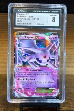 ESPEON EX POKEMON 2016 BREAKPOINT HOLO CGC 8 NM/MINT - Image 1