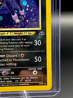 Pokemon TCG Neo Discovery Houndoom 4/75 Holo Rare Eng 70 HP - Image 4