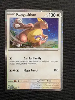 Kangaskhan (Cosmos Holo) 202 Holo Holo Rare Scarlet & Violet Promo Pokemon NM - Image 1
