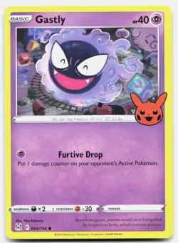 Gastly 064/196 Common Trick or Trade BOOster 2023 Pokemon Near Mint - Image 1