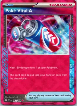 POKE VITAL A 062/064 ACE SPEC RARE SHROUDED FABLE POKEMON NM - Image 1