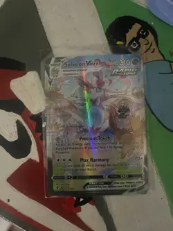 Pokemon TCG Sylveon VMAX Full Art Ultra Rare Holo Card - Image 1