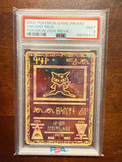 2000 Pokemon Ancient Mew Movie Promo Holo Rare PSA 9 MINT - Image 1