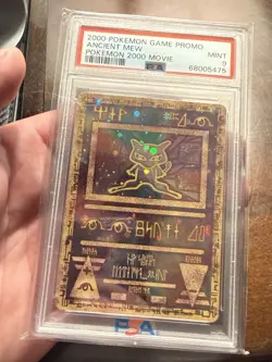2000 Pokemon Ancient Mew Movie Promo Holo Rare PSA 9 MINT - Image 2