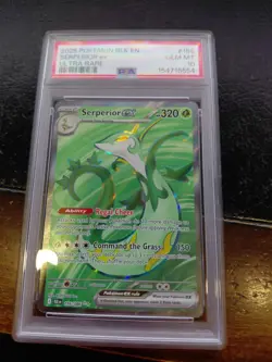💎PSA 10 GEM MINT 2025 Pokemon Black Bolt SERPERIOR EX #156 Ultra Rare - Image 1