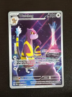 Watchog 097/086 Holo Illustration Rare Chaos Rising Pokemon Lightly Played - Image 1