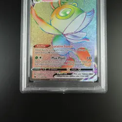 PSA 10 Celebi Vmax 199/198 Chilling Reign Rainbow Full Art Holo Pokemon Card - Image 3