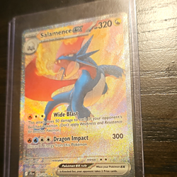 Pokemon TCG Salamence ex 187/159 Sv09 Journey Together SIR Full Art Holo ENG - Image 1