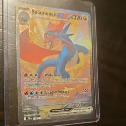 Pokemon TCG Salamence ex 187/159 Sv09 Journey Together SIR Full Art Holo ENG - Image 2