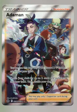 Pokemon Adaman SWSH: Crown Zenith: Galarian Gallery #GG57/GG70 NM - Image 1