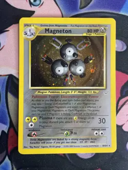 Pokemon Card Magneton 10/64 Neo Revelations Holo Foil NM - Image 1