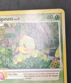 Pokemon TCG Turtwig 78/100 *French* Holiday Countdown Snowflake Stamped 2008 - Image 5