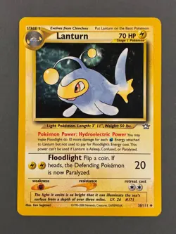 Lanturn 38/111 Uncommon Neo Genesis Pokemon Unlimited HP - Image 2