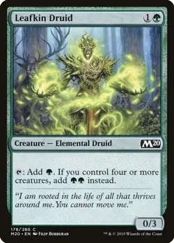 NM - Leafkin Druid [M20 - 178] Core Set 2020 - Image 1