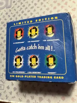 Pokemon 1999 Togepi 23k Gold Plated Trading Card Pokeball Burger King Sealed - Image 4
