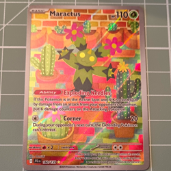 The Pokemon Company Pokemon TCG Maractus SV09 160/159 EN 2025 IR Holo Basic - Image 1