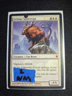 Felidar Sovereign - Zendikar 12/249 - Light Played - MTG Mythic - Image 1