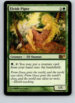 Magic the Gathering Elvish Piper Magic 2010 (M10) MTG Free Shipping! - Image 1