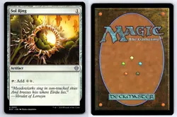 Sol Ring (0057) 57 Uncommon Commander: Lorwyn Eclipsed Magic: The Gathering NM - Image 1