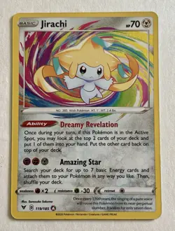 The Pokemon Company Jirachi 119/185 Vivid Voltage Amazing Rare Holo Eng 70HP - Image 1