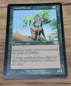 Gaea's Herald Planeshift - LP Green Rare Magic the Gathering Card MTG Creature - Image 1