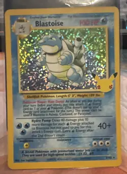 Blastoise 2/102 Celebrations: Classic Collection Holo read description - Image 1