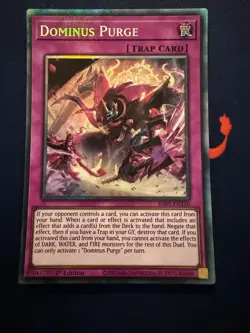 DOMINUS PURGE (PLATINUM SECRET RARE) RA05-EN150 RARITY COLLECTION 5 YU-GI-OH - Image 1