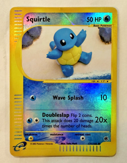 Pokemon Squirtle Expedition Yuka Morii E-Reader Holo Reverse 131/165 English - Image 1