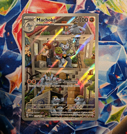 Pokemon Machoke 177/165 SV Scarlet & Violet 151 Illustration Rare Holo EN 2023 - Image 1