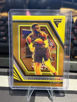 2022/2023 Russell Westbrook Panini Prizm Gold Flux /10 - Image 1