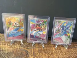 Rowlet Litten Popplio First Partner Illustration Collection Trio Set Of 3 (MINT) - Image 1