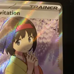 Pokemon Erika's Invitation 196/165 Ultra Rare Full Art Holo Trainer Card - Image 4