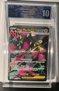 Mega Mawile EX 162/132 Mega Evolution Pokemon GGs 10 Gem Mint - Image 1