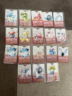 Pokemon carddass 1996 (red) lot x18 cards - Image 1