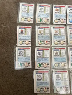 Pokemon carddass 1996 (red) lot x18 cards - Image 5