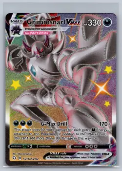 Grimmsnarl VMAX SV117/SV122 Holo VMAX Rare Shining Fates Shiny Vault Pokemon NM - Image 1