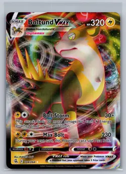 Boltund VMAX 104/264 Holo VMAX Rare Fusion Strike Pokemon Near Mint - Image 1